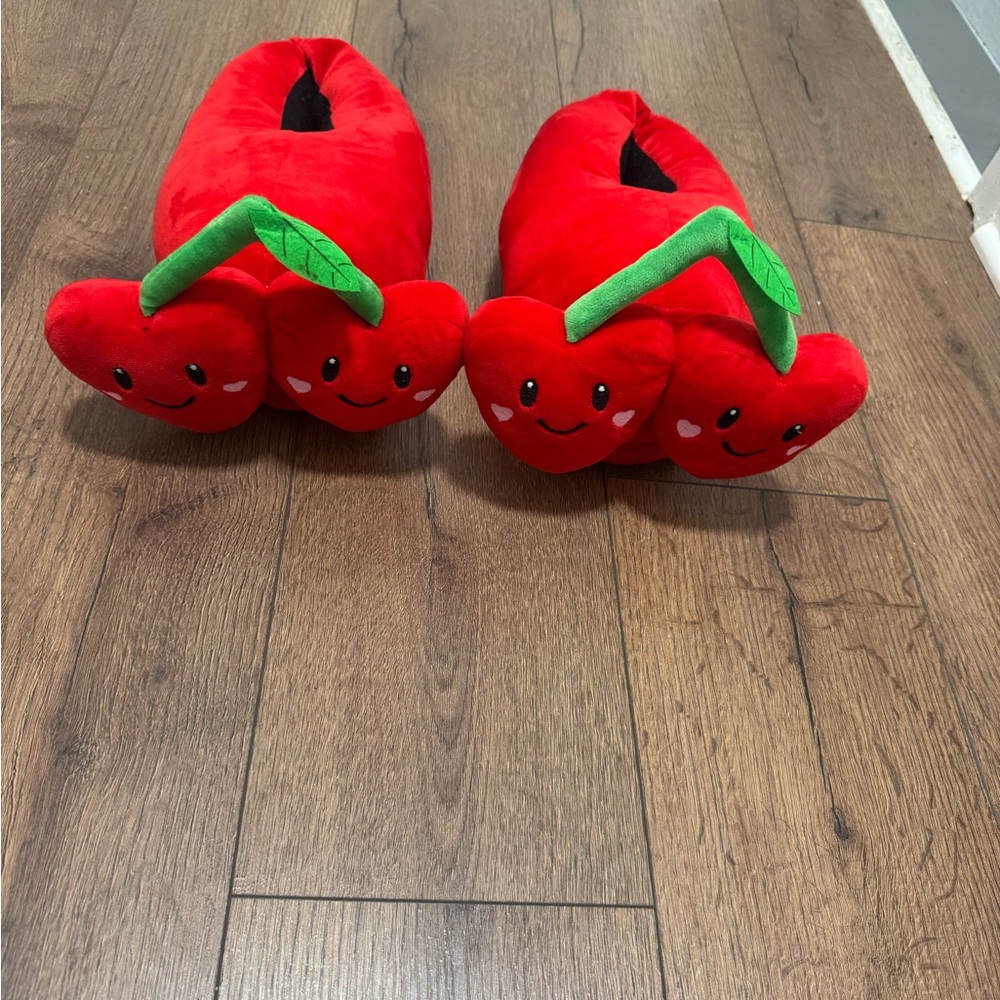 Dolls Kill Red Cherry Slippers